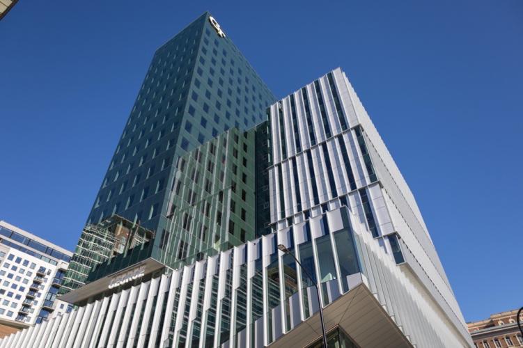 George Tower, ISyE's new home in Tech Square. 