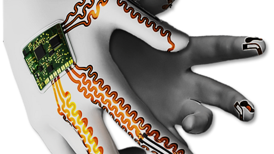 <p>A mock-up of an AI-powered glove with muscles made from lifelike materials paired with intelligent control systems. The technology learns from the body and adapts in real time, creating motion that feels natural, responsive, and safe enough to support recovery.<br><br> </p> A mock-up of an AI-powered glove